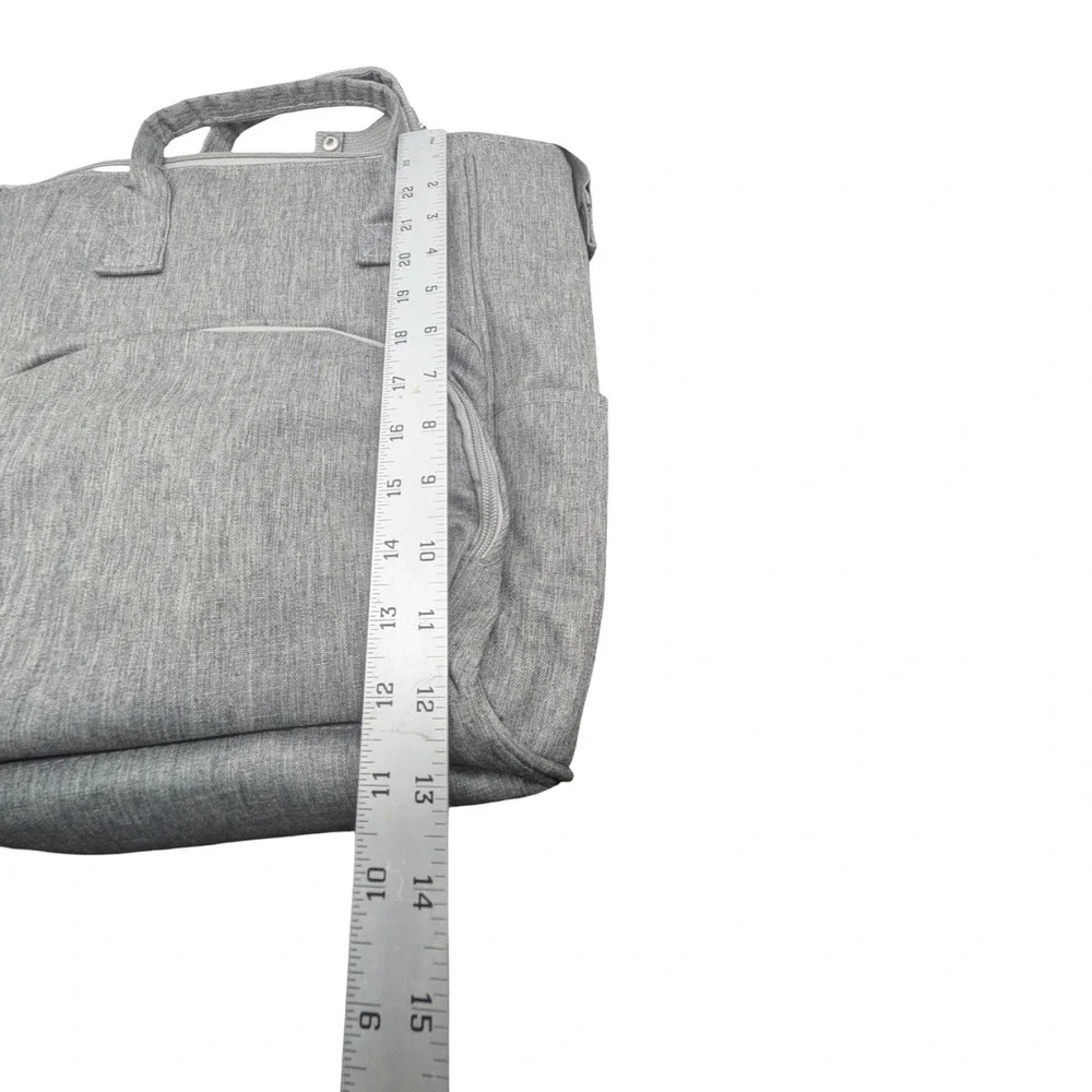 Enfamil Gray Diaper Bag Backpack Insulated Pocket Travel Baby Bag